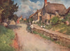 EBRINGTON. View of the village. Cotswolds. Gloucestershire. By GF Nicholls 1908