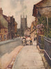 CIRENCESTER. Market place. Church. Cotswolds. Gloucestershire. GF Nicholls 1908