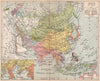 COLONIAL ASIA 1914. East Indies &c. Russian-Japanese War 1904/05 1917 old map