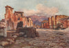 POMPEII. Consular Street. By Alberto Pisa 1910 old antique print picture