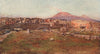 POMPEII. In the Triangular Forum. By Alberto Pisa 1910 old antique print