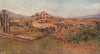 POMPEII. The Gladiatorial Barracks. By Alberto Pisa 1910 old antique print