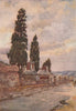 POMPEII. The Street of Tombs. By Alberto Pisa 1910 old antique print picture