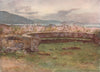 POMPEII. Semicircular bench Tomb. By Alberto Pisa 1910 old antique print