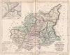 ALPES-DE-HAUTE-PROVENCE. Alpes-de-Haute-Provence. Digne. MALTE-BRUN 1852 map