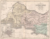 BOUCHES-DU-RHÔNE. Carte du département. Rhone. Marseille. MALTE-BRUN 1852 map