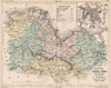 CÔTES-D'ARMOR. Département des Côtes-d'Armor. St. Brieuc. MALTE-BRUN 1852 map