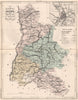DRÔME.Carte du département.Drome.Plan de Valence & environs.MALTE-BRUN 1852 map