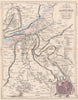 NORMANDIE. Rouen Louviers Évreux. Eure. Textiles/Industries.MALTE-BRUN 1852 map