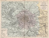ILE-DE-FRANCE. Carte du département de la Seine et Paris. MALTE-BRUN 1852 map