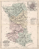DEUX-SÈVRES. Carte du département. Sèvres. Plan de Niort. MALTE-BRUN 1852 map