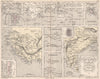 COLONIES FRANCAISES. Reunion Mayotte Senegal Pondichery Polynésie 1852 old map