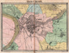 SAINT-DENIS. St Ouen Aubervilliers Stains Courneuve Villeneuve Garenne 1860 map