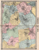 PARIS S. Choisy-le-Roi Vitry Chevilly Villejuif Arcueil Gentilly Ivry 1860 map