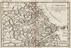 ANCIENT GREECE. Thessalie (Thessaly) . BARBIÉ DU BOCAGE 1790 old antique map
