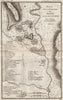 ANCIENT GREECE. Sparte (Sparta) & environs. BARBIÉ DU BOCAGE 1790 old map