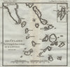 CYCLADES. Thira Ios Mikonos Paros Delos Andros Tinos Sikinos. D'ANVILLE 1790 map