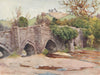 LOSTWITHIEL. Old Bridge. Cornwall. By George Franck Nicholls 1915 print