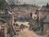 FOWEY. The Bodinnick Ferry. Cornwall. By George Franck Nicholls 1915 old print