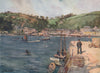 FLUSHING. View from Falmouth. Penrhyn river. Cornwall. By G. F. Nicholls 1915