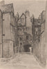 EDINBURGH. Bakehouse Close. Scotland. By Robert C. Robertson. ROBERTS 1952