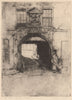 EDINBURGH. Campbell's Close, Cowgate. Scotland. By Robert Eadie 1952 old print