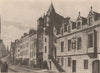 EDINBURGH. The Canongate. Scotland. By James Miller 1952 old vintage print