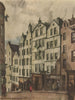 EDINBURGH. The West Bow. Scotland. By James Miller 1952 old vintage print