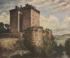 BORTHWICK. The Castle. Scotland. By A. E. Borthwick 1952 old vintage print