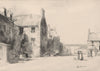 DUNBAR. Cat Row. Scotland. By May M. Brown 1952 old vintage print picture