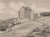 NEIDPATH. Neidpath Castle. Scotland. By Martin Hardie 1952 old vintage print