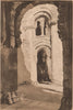 JEDBURGH ABBEY. Norman arches. Scotland. By Elizabeth G. Molyneaux 1952 print