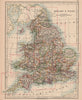 ENGLAND AND WALES. Counties. Westmorland. Telegraph cables. JOHNSTON 1906 map
