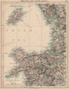 NW ENGLAND & WALES COAST.Merseyside Irish Sea Morecambe Bay Deeside IOM 1906 map