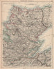 SCOTTISH HIGHLANDS. Sutherland Ross Cromarty Caithness Moray Firth 1906 map