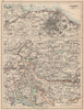 SCOTLAND. Loch Lomond & the Trossachs. Edinburgh environs. JOHNSTON 1906 map