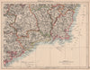 IRELAND SOUTH EAST. Wexford Waterford Kilkenny Tipperary. JOHNSTON 1906 map