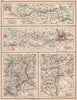 SCHLESWIG WATERWAYS. C EUROPE CITIES. Kiel Canal Elbe Vienna Budapest 1906 map