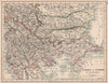 TURKEY IN EUROPE & BULGARIA. Rumili East Rumelia Balkans. JOHNSTON 1906 map