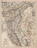 BRITISH INDIA. North Burma Assam Manipur. Railways. JOHNSTON 1906 old map