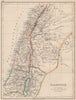 PALESTINE. Galilee Samaria Judea Perea Phoenicia Decapolis. JOHNSTON 1906 map