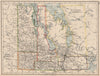 MANITOBA. Pre northward expansion. 