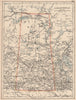SASKATCHEWAN. Province map Railroads Canada British North America. JOHNSTON 1906