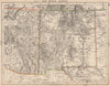 USA MOUNTAIN STATES. New Mexico & Arizona. Railroads. JOHNSTON 1906 old map