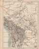 BOLIVIA.Brazil/Paraguay borders pre Acre(1899-1903)& Chaco Wars(1932/5) 1906 map