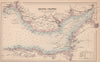 BRISTOL CHANNEL. Antique sea chart. Swansea. South Wales. BARTHOLOMEW 1865 map