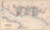 PORTSMOUTH HARBOUR.Antique sea chart.Portsea Spithead Chichester Cowes 1865 map