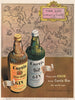 GIN ADVERT. The Curtis Distillery Co. Ltd. Old Gold London Dry Gin 1951 print