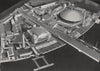 FESTIVAL OF BRITAIN. Model of the exhibition. Tour plan 1951 old vintage print