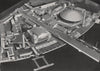 FESTIVAL OF BRITAIN. Model of the exhibition. Tour plan 1951 old vintage print